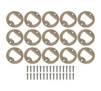 SOLUSTRE Kit de 15 Pièces Inserts Ouvre-bouteille en Fer Résistant pour Activités en Plein Air et Pique-niques Design Pratique et Robuste