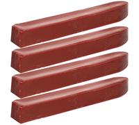 SOLUSTRE Kit de 4 Bâtonnets de Cire Rouge pour Sceaux, Cire à Cacheter Rétro Vintage, Fond Facilement, pour Décoration et Scellage D'invitations et Cartes