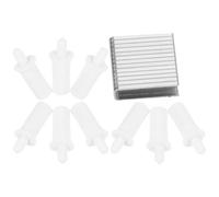 SOLUSTRE Kit de Réparation de Goupilles pour Volet Plantation Blanc en Plastique et Métal, Production Précise Remplacements Amples, pour Rideaux