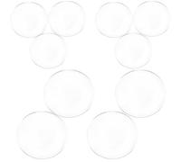 SOLUSTRE Lentilles Convexes 10 Pièces pour Lunettes VR, Lentilles Optiques en Acrylique pour Casque de Réalité Virtuelle PC et Vidéo Mobile 3D