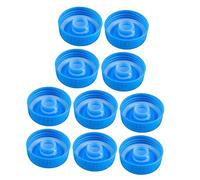 SOLUSTRE Lot de 10 Bouchons en Plastique pour Bonbonnes D’eau, Capuchons de Rechange Étanches et Anti-éclaboussures pour Seau et Bouteille D’eau
