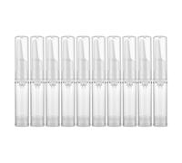 SOLUSTRE Lot de 10 Bouteilles sous Vide sans Air en Plastique 5ml, Flacons Compacts et Portables pour Sérum Cosmétique, pour Voyage et Usage Quotidien
