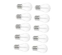 SOLUSTRE Lot de 10 Contenants de Gloss à Lèvres en Plastique Argentés Forme Ampoule, Portables et Faciles à Nettoyer, pour Stocker Brillant à Lèvres ou Liquide Colorant