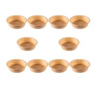 SOLUSTRE Lot de 10 Moules à Gâteaux en Papier pour Pâtisserie, Facile à Démouler et Cuisson Uniforme, pour Expérimenter de Nouvelles Recettes