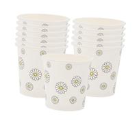 SOLUSTRE Lot de 100 Mini Gobelets en Papier Blanc 30 Ml, Petits Gobelets Jetables pour Dégustation, Service de Condiments et Boissons, Usage Unique, Adapté Restauration et Événements