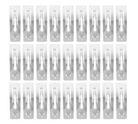 SOLUSTRE Lot de 100 Pinces à Cheveux à Pression en Fer Argenté, Barrette DIY Simple et Résistante pour Loisirs Créatifs et Présents Nouvel An