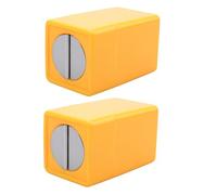 SOLUSTRE Lot de 2 Boîtes de Rangement pour Lames Cassées Compactes, Étui Sécurisé en Plastique Solide, Conteneur Portable pour Recyclage de Lames Usagées, pour Soins Capillaires et Salons
