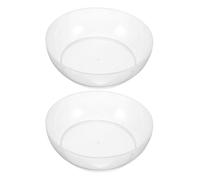 SOLUSTRE Lot de 2 bols de pesée pour aliments : balance de cuisine numérique, bol doseur transparent de 600 ml, plateau de pesée précis pour la pâtisserie, la cuisine et les régimes.