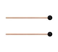 SOLUSTRE Lot de 2 Maillets de Tambour Éthérés Petit Format, Manche en Bois et Tête en Caoutchouc, Accessoires de Percussions pour Xylophone et Marimba, pour Musique, Voyage Style Aléatoire