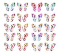 SOLUSTRE Lot de 20 Breloques Pendentifs en Résine Plastique Colorée pour Création Bijoux et Artisanat, pour Bracelets et Présents Faits Main