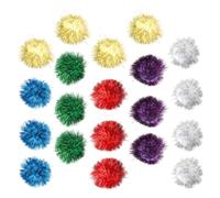 SOLUSTRE Lot de 20 Jouets pour Chat Balles Scintillantes en 5 Cm pour Stimuler la Curiosité et Garder Chats Actifs et Amusés Couleur Aléatoire