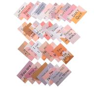 SOLUSTRE Lot de 30 Cartes de Motivation Colorées en Papier Couché Citations Inspirantes pour Garçon et Filles et Employés, pour Événements Scolaires et Paquet à Dos