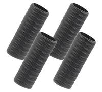 SOLUSTRE Lot de 4 Manchons de Poignée D’archet pour Violon Basse en Caoutchouc Solide, Accessoires de Réparation D’archets de Violon, Outil Pratique pour Remplacement, Usage Orchestre