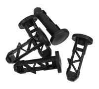 SOLUSTRE Lot de 5 Goupilles à Charnière pour Couvercle de Poubelle 240l Plastique Noir Facile à Installer Connexion Sécurisée pour Poubelle Extérieure