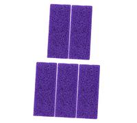 SOLUSTRE Lot De 5 Pierres Ponces Violettes Pour Pédicure, Taille Standard, Outil Exfoliant Naturel Anti-callosités, Recharges Pour Soin Des Pieds, Utilisation Portable Et Pratique