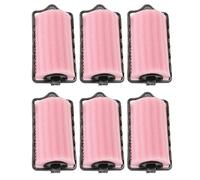 SOLUSTRE Lot de 6 Bigoudis en Éponge sans Chaleur pour Cheveux, Boucles Faciles et Douces, Matériel Plastique Confortable, pour Coiffure à Domicile ou Usage Professionnel
