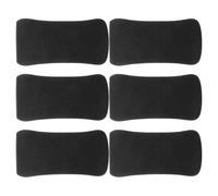 SOLUSTRE Lot de 6 Coussinets Mousse de Rechange pour Machine de Musculation, Couverture Confortable en Caoutchouc et Plastique, Compatible Équipement de Gym pour Extension des Jambes