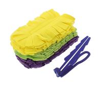 SOLUSTRE Lot de 6 Housses de Plumeau en Microfibre Réutilisables et Lavables, Têtes de Rechange pour Plumeau à Main, Nettoyage Sec et Humide, Chiffon Antistatique pour Maison, Bureau