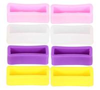 SOLUSTRE Lot de 8 Anneaux en Silicone pour Bracelet de Montre 18mm Faciles à Utiliser Remplacement Pratique pour Bracelet de Montre Perdu ou Endommagé Femme et Homme