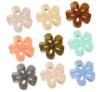 SOLUSTRE Lot De 9 Pinces à Cheveux à Fleurs Petites Et Colorées, Griffes Pour Cheveux Épais, Accessoires Coiffure Pour Femmes Et Filles, Usage Quotidien Et Fêtes