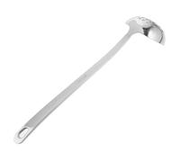 SOLUSTRE Louche à Soupe Inox Épaisse et Profonde Louche Passoire pour Cuisine Domestique et Professionnelle Acier Inoxydable Rangement Murale