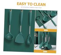 SOLUSTRE Louche à Soupe Silicone Antiadhésive Ustensile de Cuisine Polyvalent pour Soupe et Porridge Design Élégant et Facile à Nettoyer Outil Cuisine Résistant et Sûr