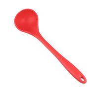 SOLUSTRE Louche Cuisine en Silicone Rouge Trou Suspendre Rangement Pratique, Ustensile pour Buffets et Réunions de Famille