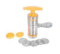 SOLUSTRE Machine à Nouilles Manuelle Facile à Utiliser en Acier Inoxydable Nettoyer Presse à Pâtes Compacte Cuisine Domestique pour Pâtes Fraîches Maison