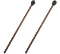SOLUSTRE Maillets de Percussion Légers et Faciles à en Bois et Silicone 2pcs Accessoires Indispensables pour à Languette pour Tongue Drum Musical