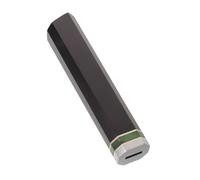 SOLUSTRE Manche Poignée Confortable et Ergonomique pour Octogonal en Bois et Métal Noir pour Couteau Santoku Professionnel Cuisine et Réparation D'ustensiles