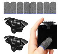 SOLUSTRE Manchon de Doigt de Jeu Ergonomique avec Déclencheurs de Jeu Haute Sensibilité en Plastique et Alliage Moulé pour Manettes Mobiles pour Gaming sur Smartphone Couleur Aléatoire