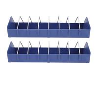 SOLUSTRE Mangeoire pour Oiseaux Légère en PP 2pcs pour Petits Oiseaux et Perroquets, Facile à Démonter, pour Cage à Pigeons, Distributeur Anti-gaspillage