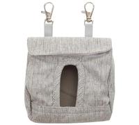 SOLUSTRE Mangeoire Suspendue Sachet de Nourriture Petits pour Cage d'animaux Fenêtre en Tissu Lavable pour Cobayes Lapins et Cochons d'Inde