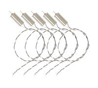 SOLUSTRE Micro-moteur Cc sans Noyau Argenté Haute Efficacité en Cuivre et Fer, 5 Pièces, Léger et Facile à Entretenir, pour Maquettes Avion et Usage Vibration Espace Couleur Aléatoire