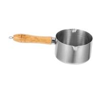 SOLUSTRE Mini Casserole Acier Inoxydable avec Poignée Pot à Sauce pour Beurre Chauffer Lait et Huile Casserole Pratique et Facile à Nettoyer