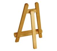SOLUSTRE Mini Chevalet en Bois de Hêtre 27,5 Cm, Portable et Stable, Support A-frame pour Cadres Photo et Œuvres D'art, pour Artistes et Étudiants