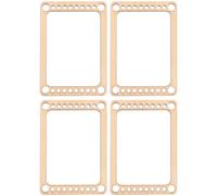 SOLUSTRE Mini Métier à Tisser Artisanal en Bois Beige 4 Pièces pour Bricolage Facile et Projets de Tissage à Emporter