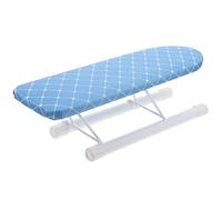 SOLUSTRE Mini Table à Repasser Pliante Compacte pour Vêtements Support en Tissu et Fer, pour Repasser les Manches la Maison