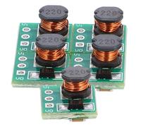 SOLUSTRE Module de Suralimentation DC-DC 5pcs Régulateur de Tension Ajustable, Carte PCB Électronique pour Conversion et Stabilisation de Voltage
