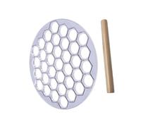 SOLUSTRE Moule à Dumplings Multifonctionnel Aluminium Pâte Ustensile Cuisine Pratique et Gain pour Fabrication Maison de Boulettes et Raviolis