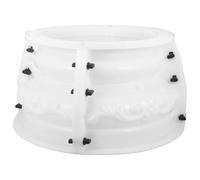 SOLUSTRE Moule en Plastique Beige pour Moulure Ornementale Supérieure de Colonne Romaine, Résistant à L'usage Répété Effet Décoratif Élégant pour Béton