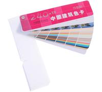 SOLUSTRE Nuancier Standard de Peinture avec 258 Couleurs, Palette Complète Portable en Papier et Plastique pour Murs Intérieurs et Extérieurs L'industrie Construction