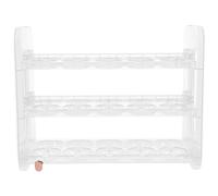 SOLUSTRE Organisateur Œufs De Réfrigérateur à Couches Porte-œufs Pratique Avec Design Rabattable Pour Rangement Optimal Accès Facile