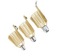 SOLUSTRE Outil de pêche en Plein air Cage à appâts utile 3 pièces, Cage en Maille résistante, Gain de Place, pour pêche aux crabes et aux homards