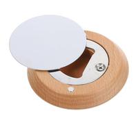 SOLUSTRE Ouvre-bouteille Décapsuleur en Bois Magnétique Forme Ballon de Basket, Acier Solide Original et Confortable à Utiliser Pratique Maison et Fêtes