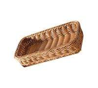 SOLUSTRE Panier de Rangement Rotin Imitation Panier pour Couverts et Ustensiles et Compact pour Organisation Cuisine et Pique Accessoire Pratique pour Buffet et Repas Familiaux