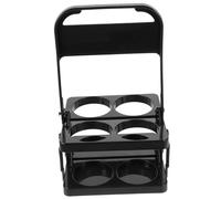 SOLUSTRE Panier Porte Bouteilles Pliable Noir Porte Bouteille Multifonction pour et Vin Support de Casier Compact et pour Usage et Pique