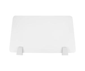 SOLUSTRE Panneau de Séparation de Bureau pour Créer Un Espace Privé en Plastique Blanc Cloison Pratique sur Bureau