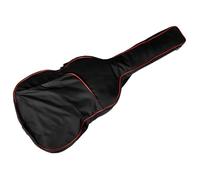 SOLUSTRE Paquet De Guitare Électrique 41 Pouces Rouge, Étui Épais Imperméable Double Bretelles, Pochette De Rangement pour Accessoires, Léger Et Résistant, pour Transport Et Protection