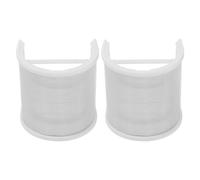 SOLUSTRE Pare-vent pour Microphone Forme U en Métal Blanc, Filtre Anti-pop Robuste et Facile à Installer, pour Enregistrement et Diffusion en Direct, Lot de 2 Pièces